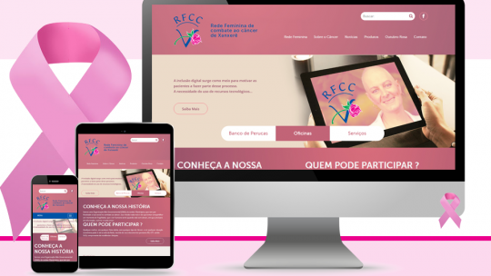Rede Feminina lança novo site interativo e acessível